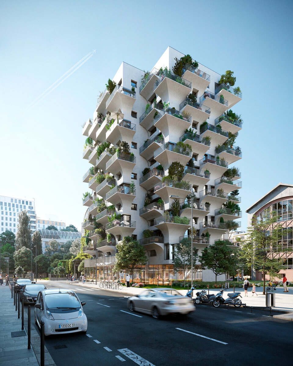 WARRIOR CGI. Residential building in Paris