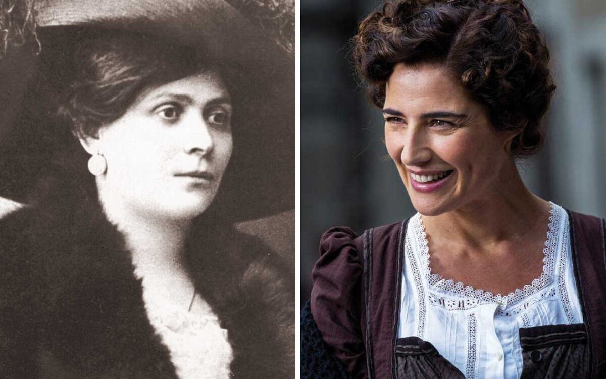 Луиза Спаньоли (слева) и итальянская актриса Луиза Раньери, исполнительница главной роли в сериале