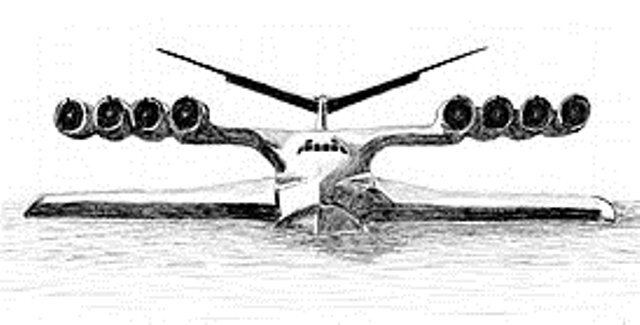 1964, 14 августа - Экраноплан «КМ» (корабль-макет, главный конструктор - Р.Е. Алексеев) во время испытаний впервые оторвался от воды и «лег на экран»