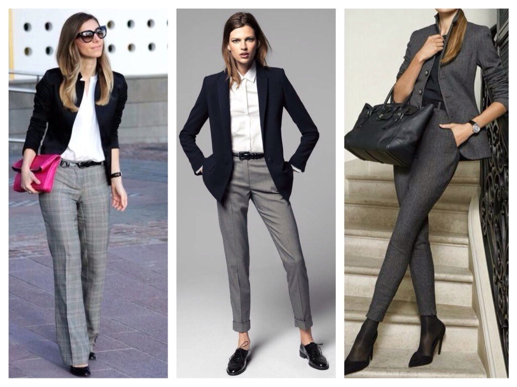 Женские черные брюки: современные модели и луки