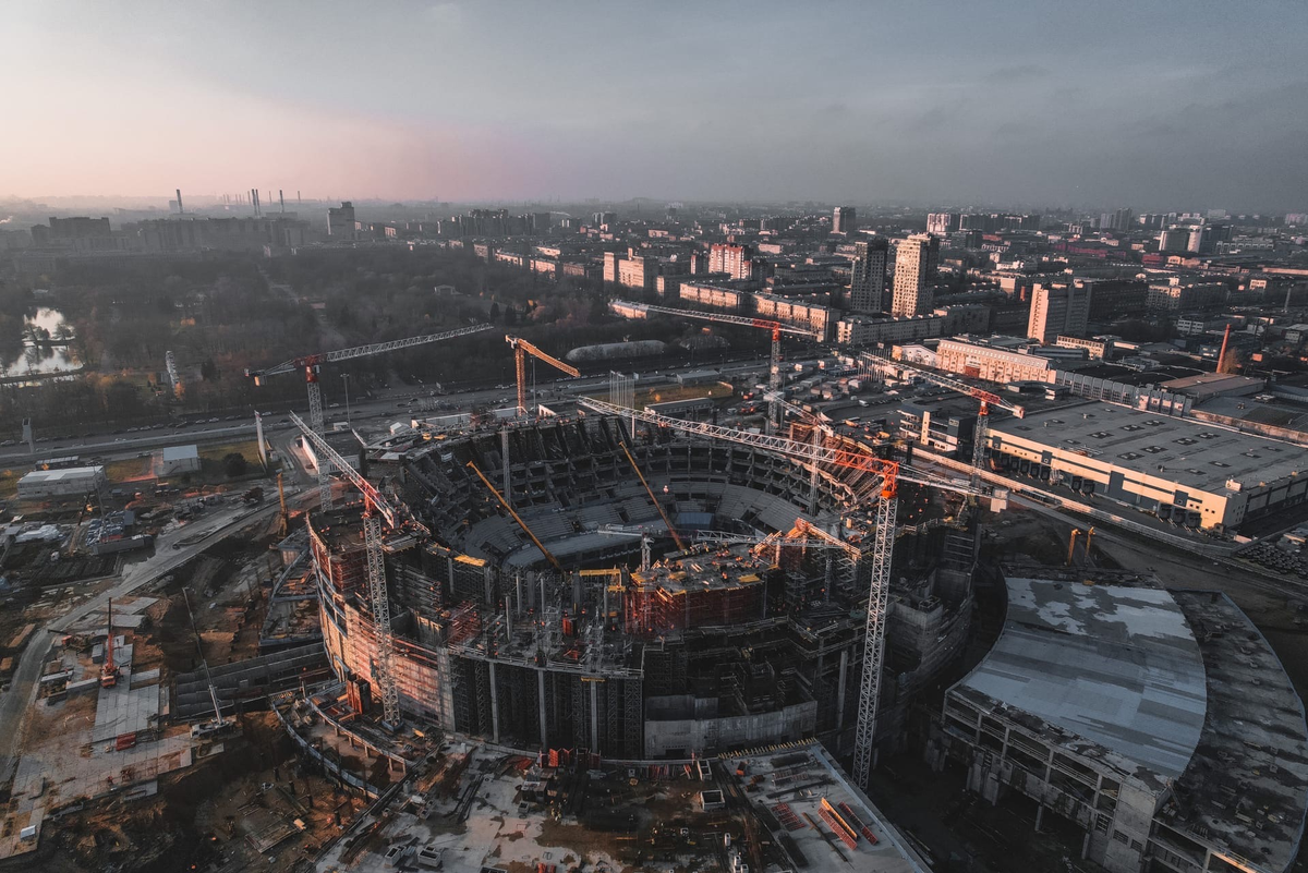 Строительство нового скк в санкт петербурге