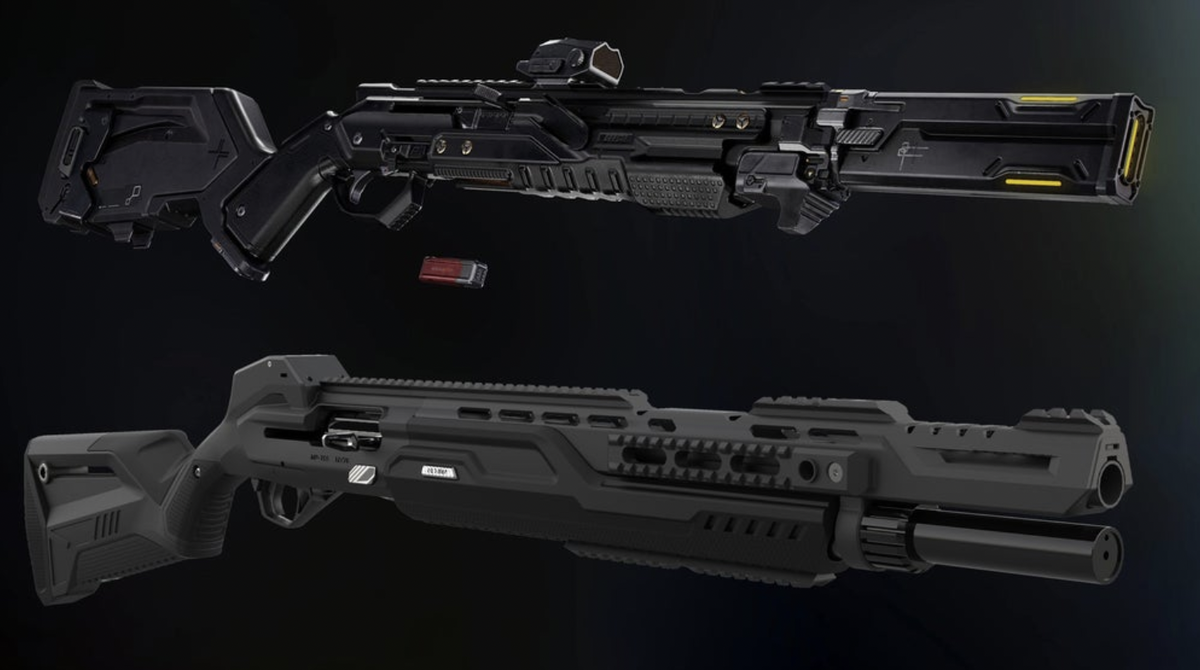 Ружье из игры и реальное оружие. Какое из них настоящее? 