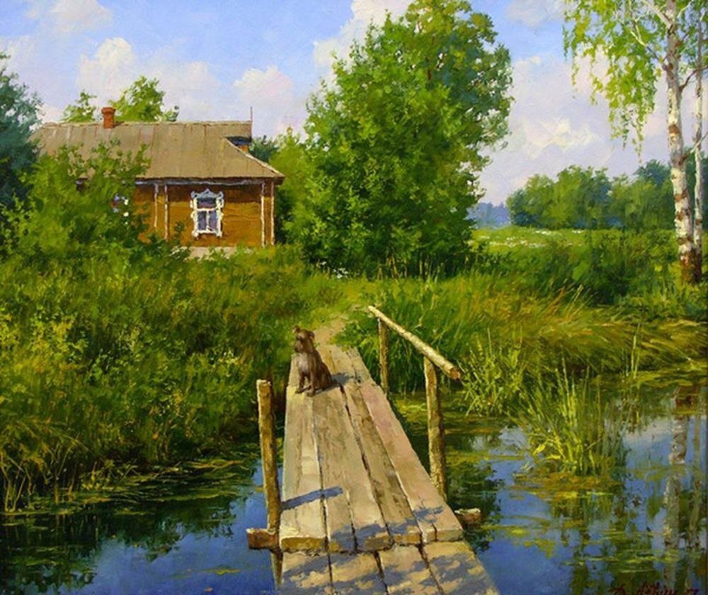 Художник Дмитрий Лёвин.