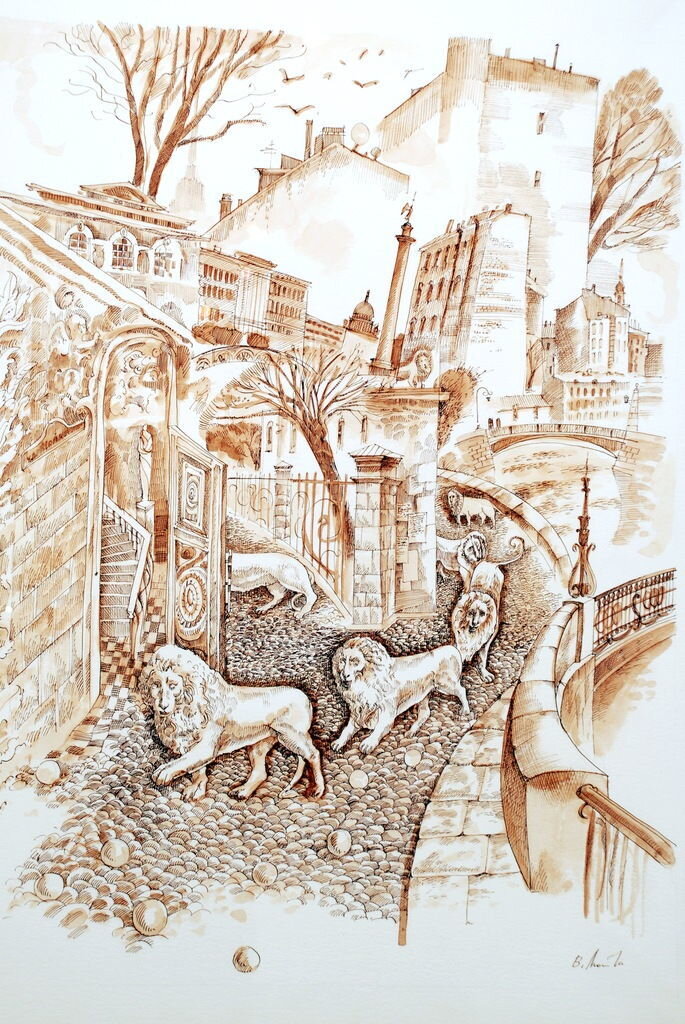 Виктор Люй-Ко. (из сер. «Прогулки по Санкт Петербургу»)