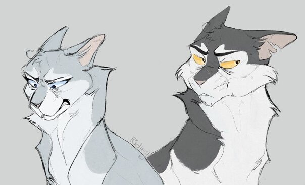 Синегривка и Лоскут арт