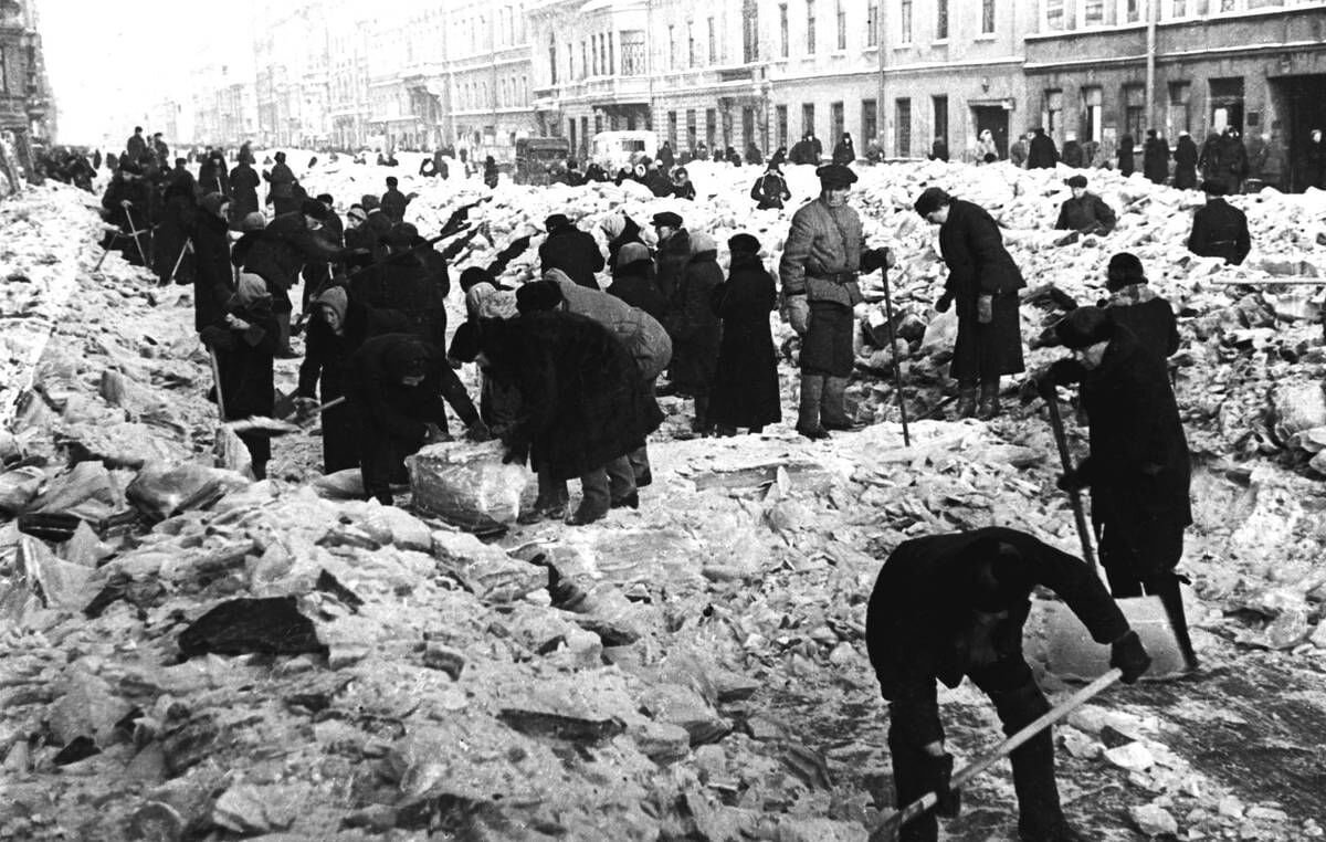 Ленинград город блокада