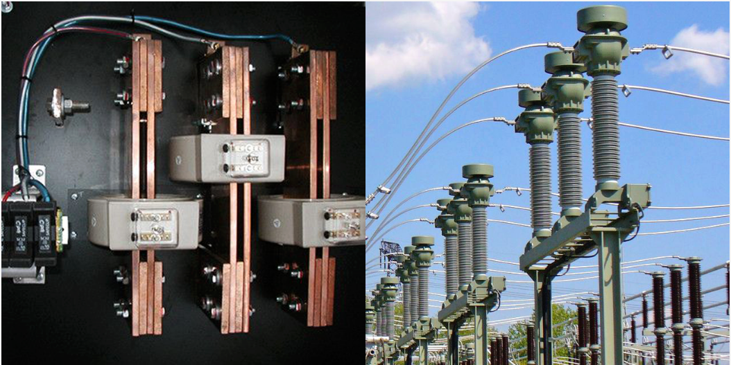                                  а )                                                                  б)                                                                                                   Рис. 1. Трансформаторы тока: а) 660 В 150/5А; б) 500 кВ 1500/5А 