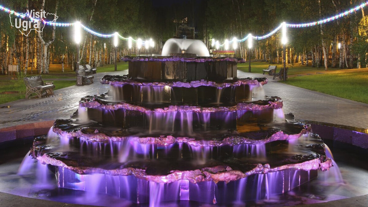 Фонтан в парке имени Бориса Лосева