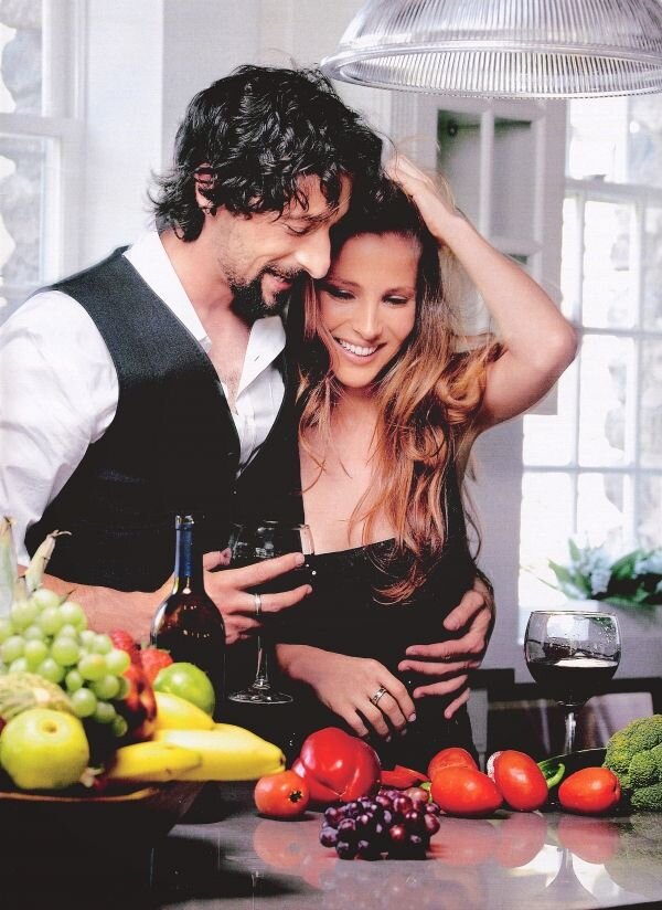 Эдриан Броуди и Эльза Патаки