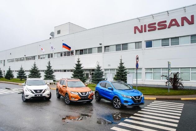    Завод Nassan в Петербурге. russia. nissannews.com