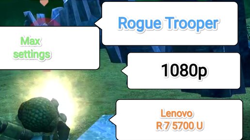 Rogue Trooper vs Lenovo R 7 5700 U