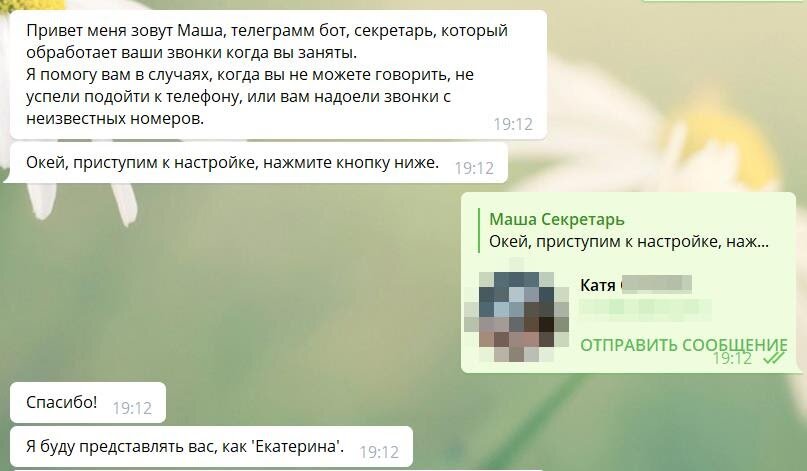 Настройка простая: Маша по шагам подсказывает, что делать