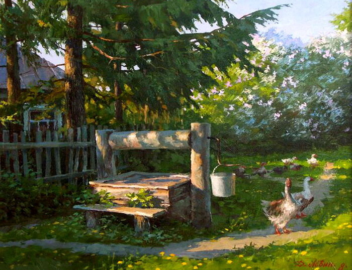 художник Дмитрий Левин
