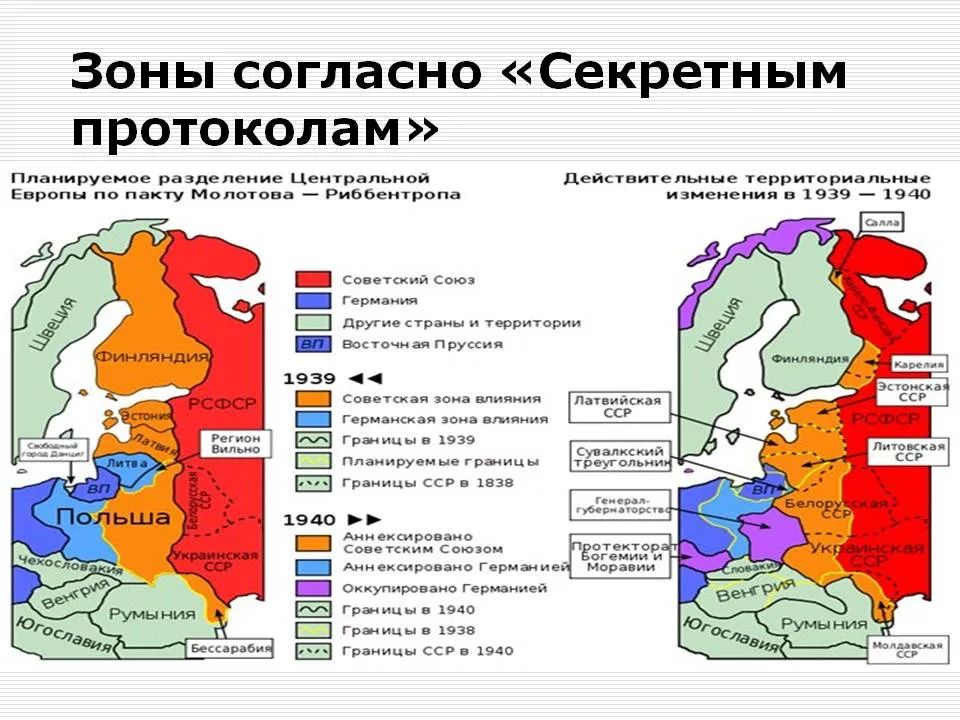 К протоколам. Территориальные приобретения СССР В 1939-1940 гг.. Территориальные приобретения СССР перед войной