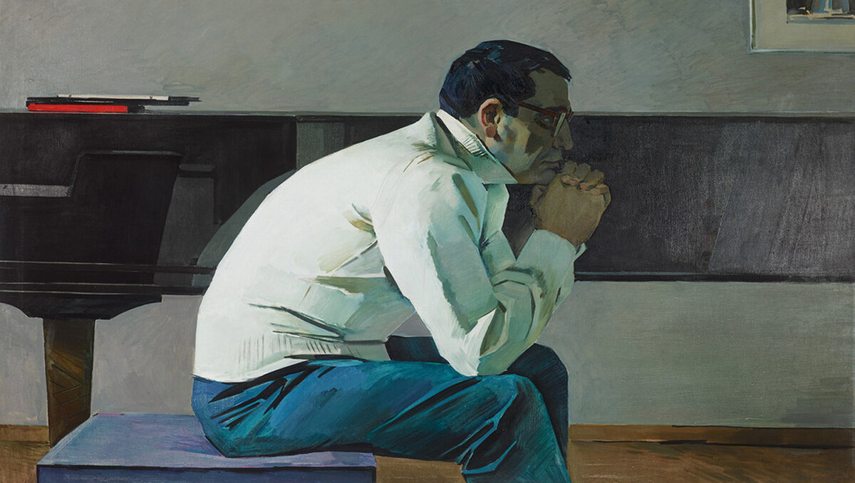 Таир Салахов. Портрет композитора Кара Караева. 1960. Холст, масло. Государственная Третьяковская галерея