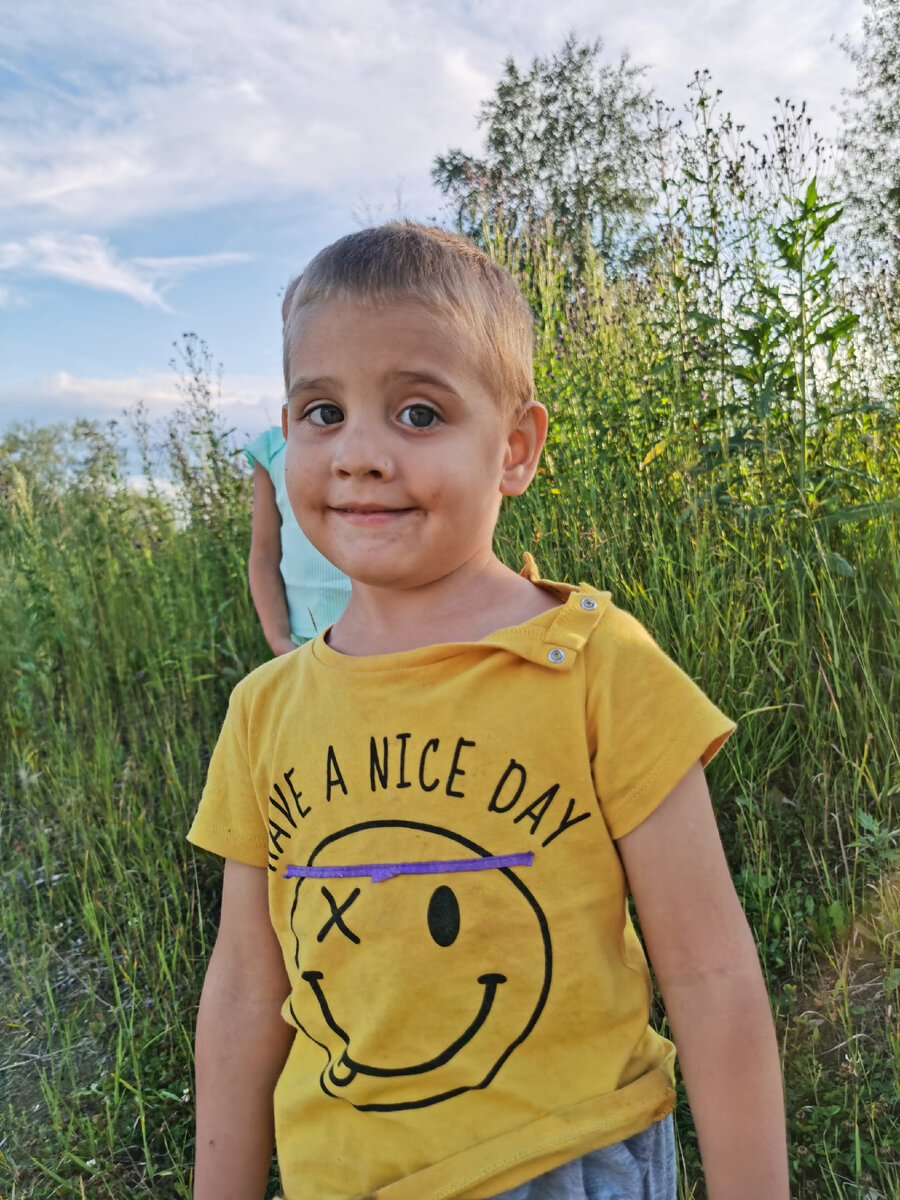 Гришенька после какой-нибудь прогулки 