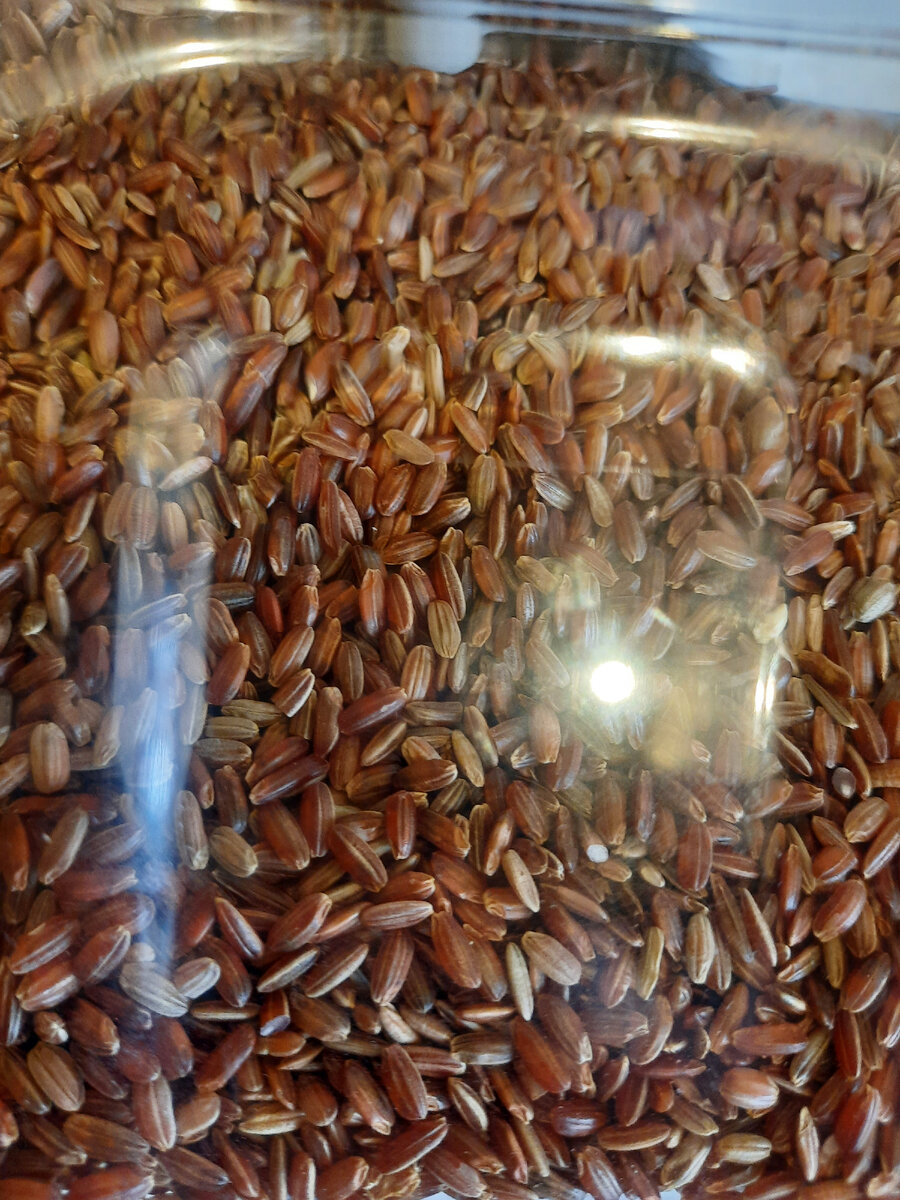 Бурый или коричневый рис.