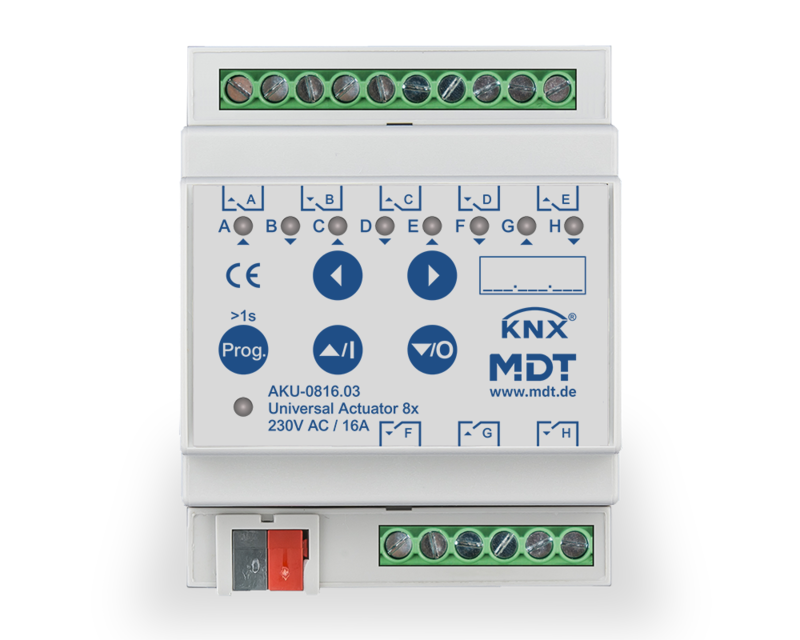 MDT AKU-0816.03 - 8-канальный актуатор KNX
