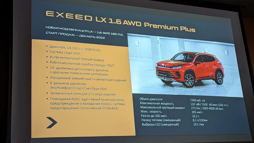 Exeed LX