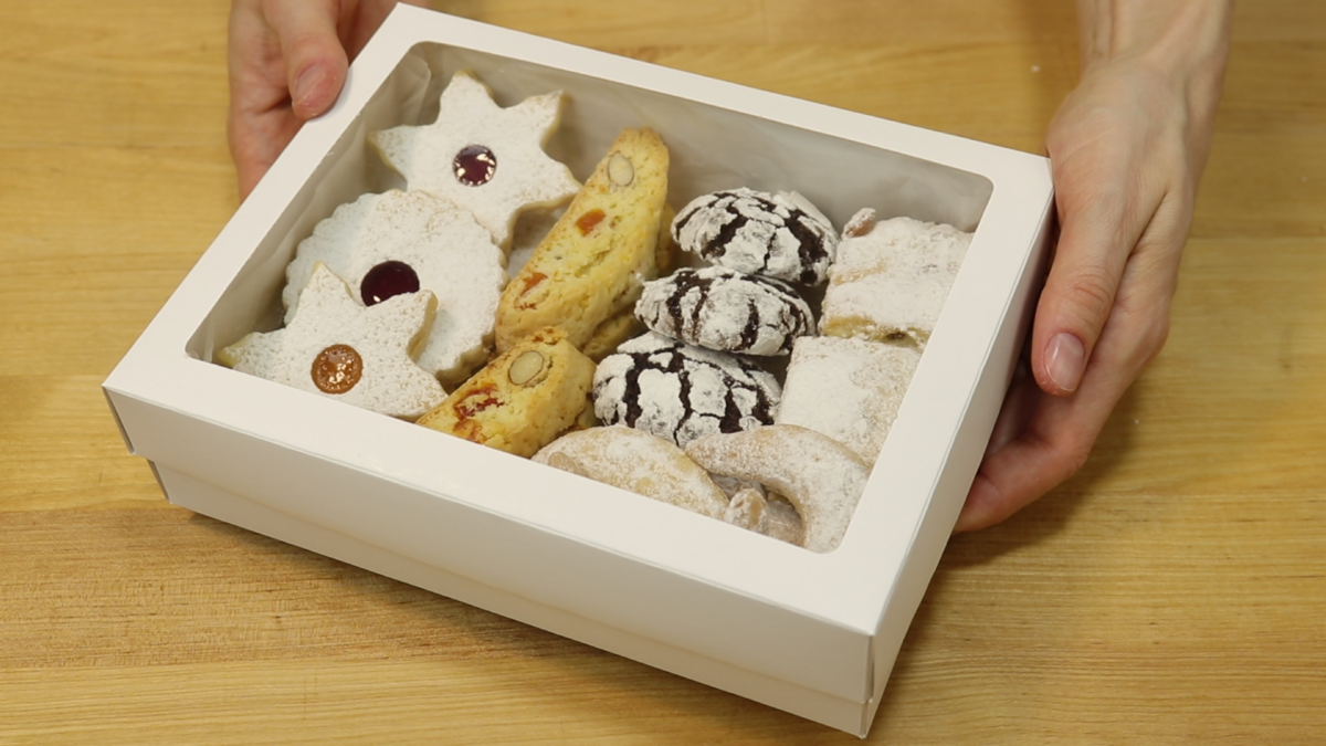 Коробочка с печеньем - отличная идея для подарка, + все рецепты