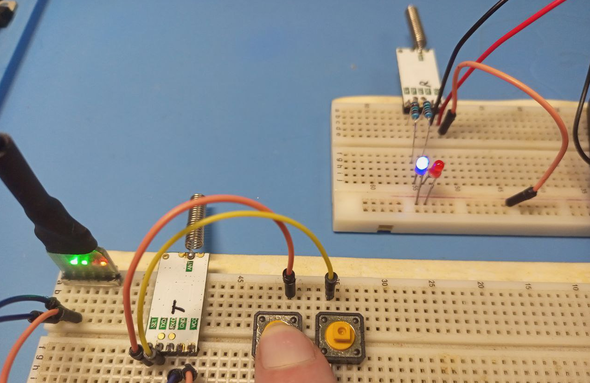 Использование радиомодулей HC-11 с интерфейсом UART без микроконтроллера |  Электроника, ESP32, Arduino | Дзен