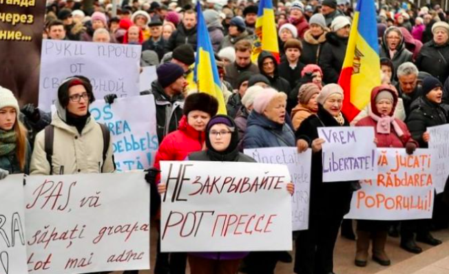 Молдова запретила. Цензура СМИ. Против власти. Оппозиционная партия это. Против цензуры.