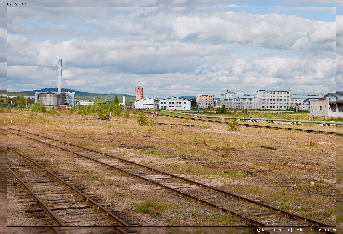 Вид на северную часть поселка Алакуртти. Что-то здесь построено благодаря соседям из Финляндии.