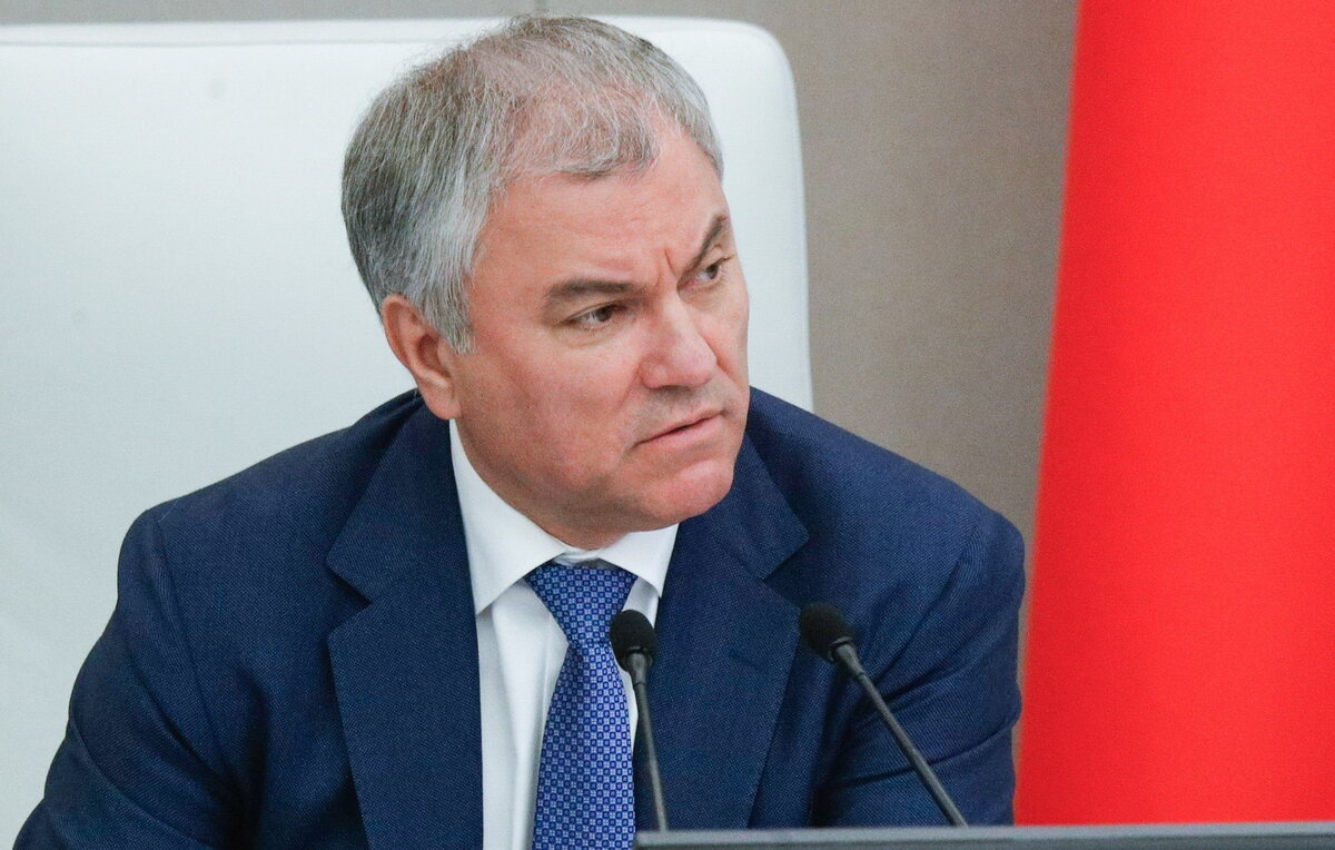    Спикер Госдумы РФ Вячеслав Володин  Марат Абулхатин/Пресс-служба Госдумы РФ/ТАСС