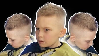 Урок по стрижке мальчика с озвучиванием каждого действия. Благодаря этому видео можно легко научится стричь волосы детям и не водить стричь