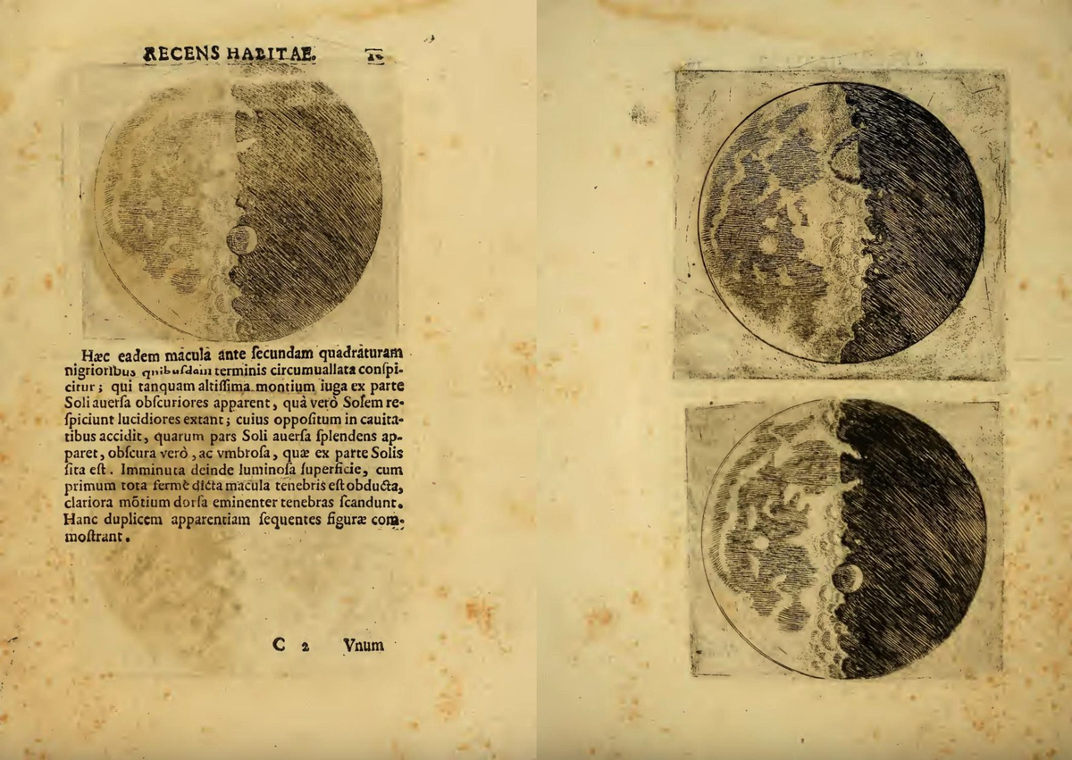 В 1609 году, итальянец Галилео Галилей, наблюдая в телескоп небесные тела.-2