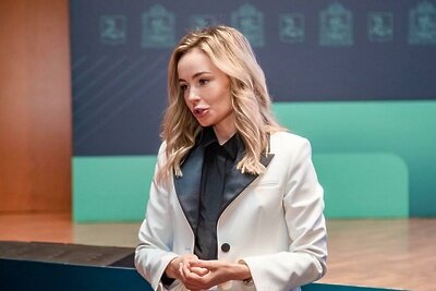    Руководитель Главного управления содержания территорий в ранге министра Светлана Аипова ©пресс-служба ГУСТ региона