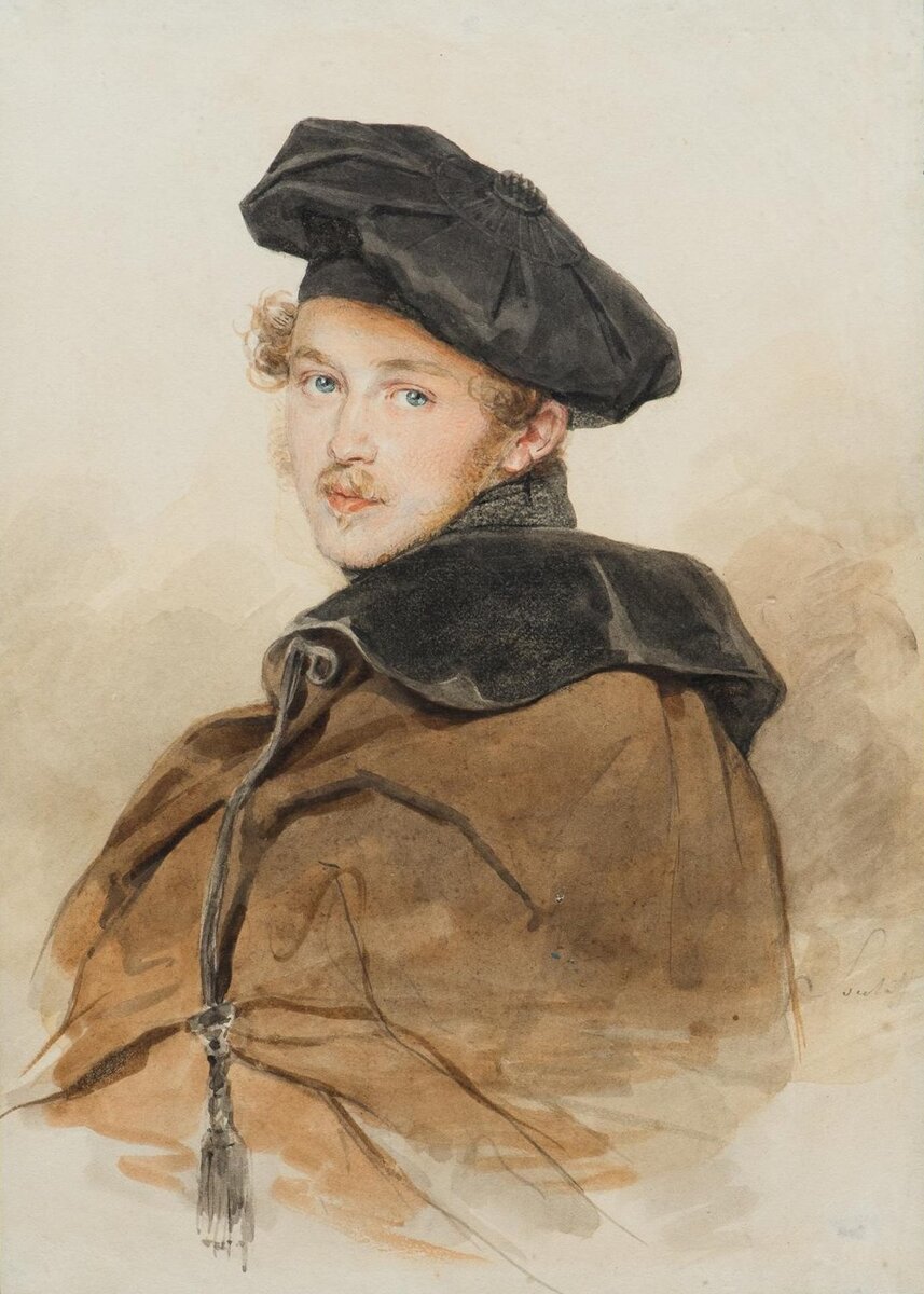 Художник П.Ф. Соколов. Портрет С.В. Трубецкого