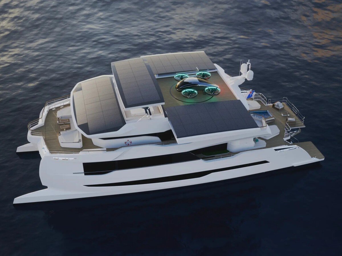    Суперъяхта Silent 120 Explore позволяет плавать, нырять и даже летать