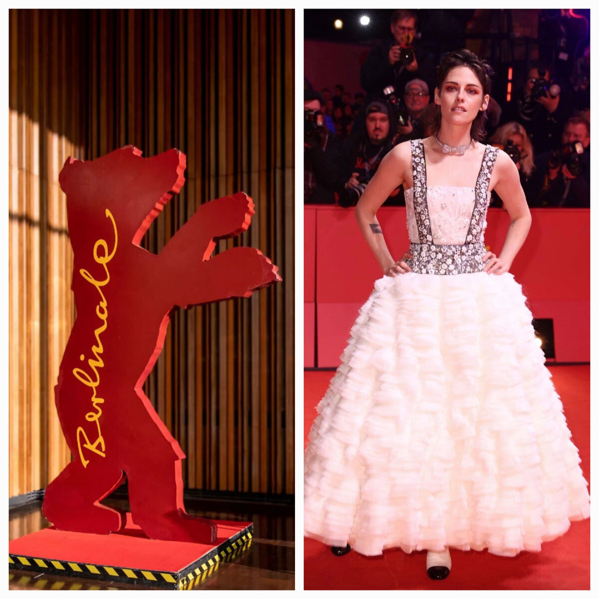 Символ Берлинале и актриса Кристен Стюарт - президент жюри 73-го Международного кинофестиваля в Берлине. Материал из сети.