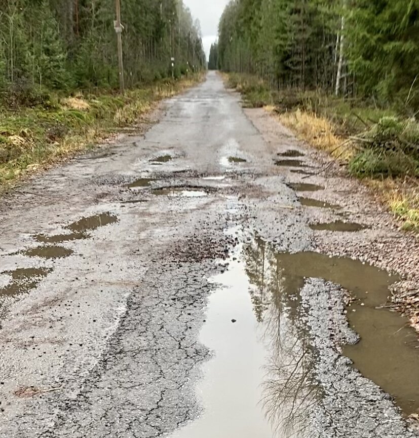 типичная дорога в СНТ