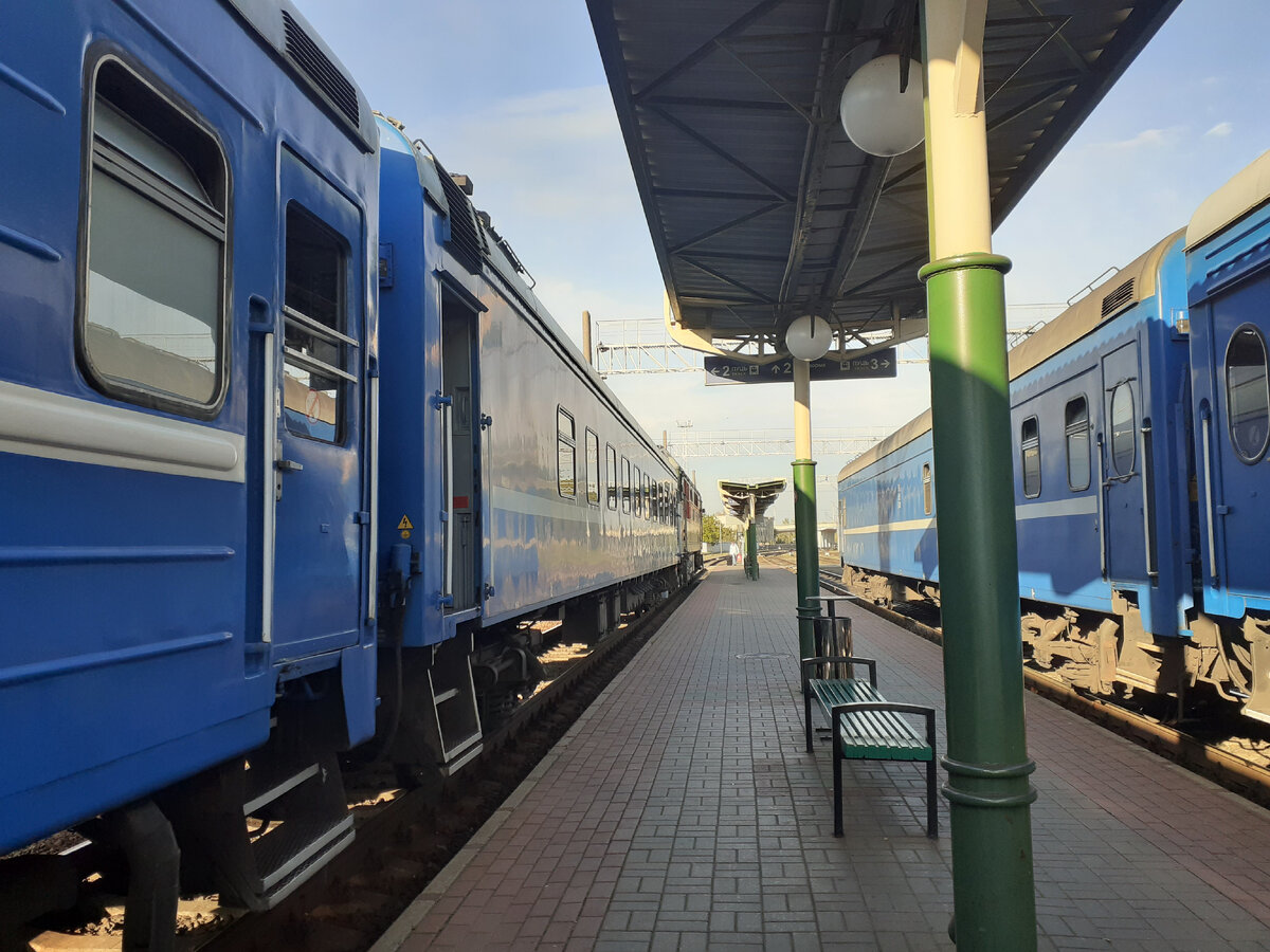На вокзале Гродно