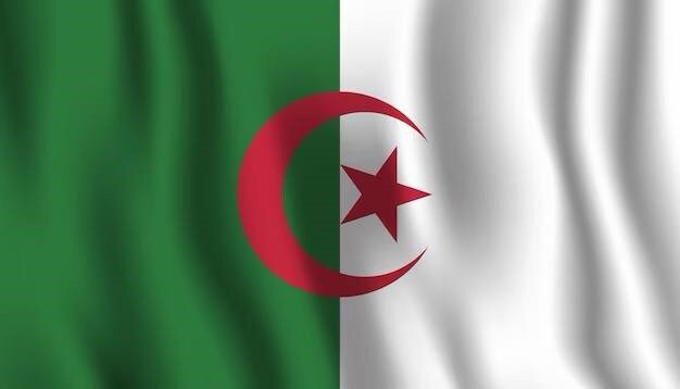 Флаг Алжирской Народной Демократической Республики