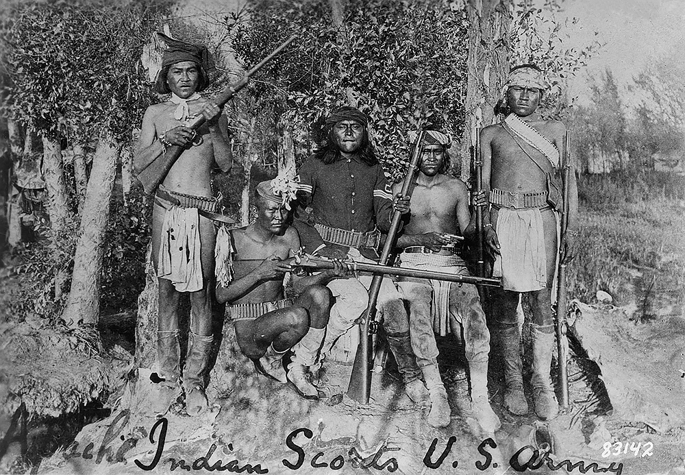 Скауты-апачи армии США, 1884 год