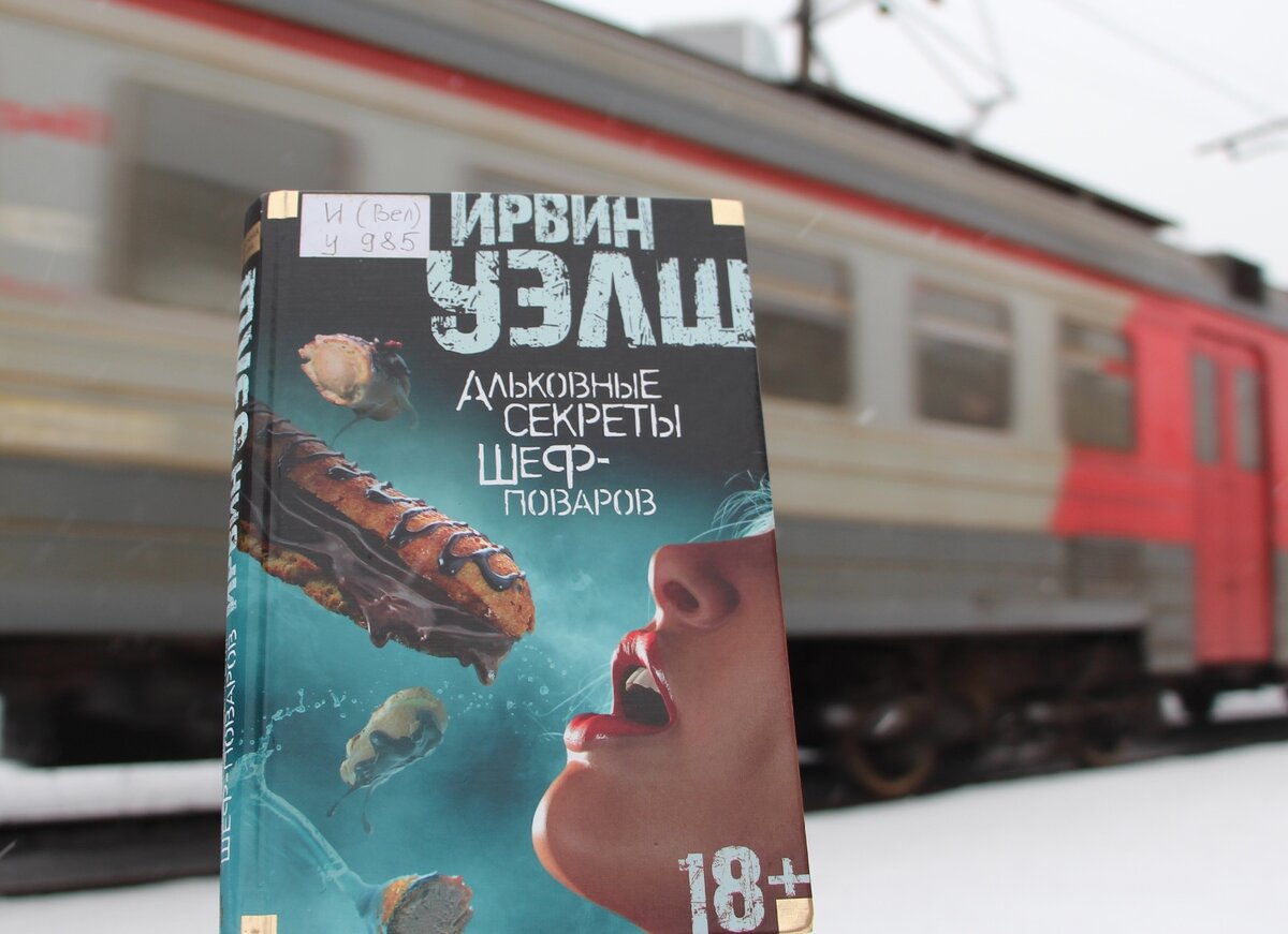 По обложке ясно, что книга не для детей и юношества; фото - мое 