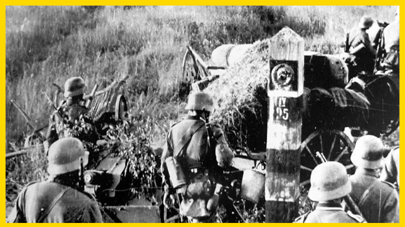 Войска Вермахта пересекают границу СССР ранним утром 22 июня 1941 года