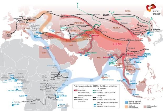 Концепция мягкого захвата "Один пояс, один путь".