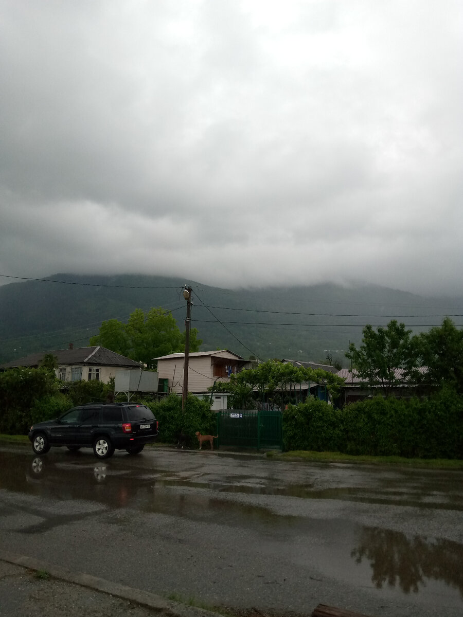 Новая Гагра, вид на море.