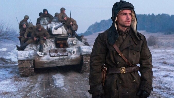 Момент из фильма " Т-34".