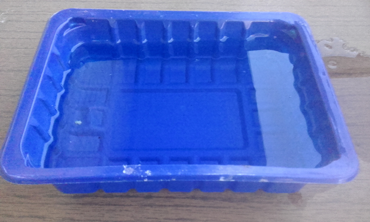 Фото сделано автором. Из этой ёмкости на моём балконе в эти жаркие дни пили голуби, воробьи, ворона, а сегодня даже пчёлы