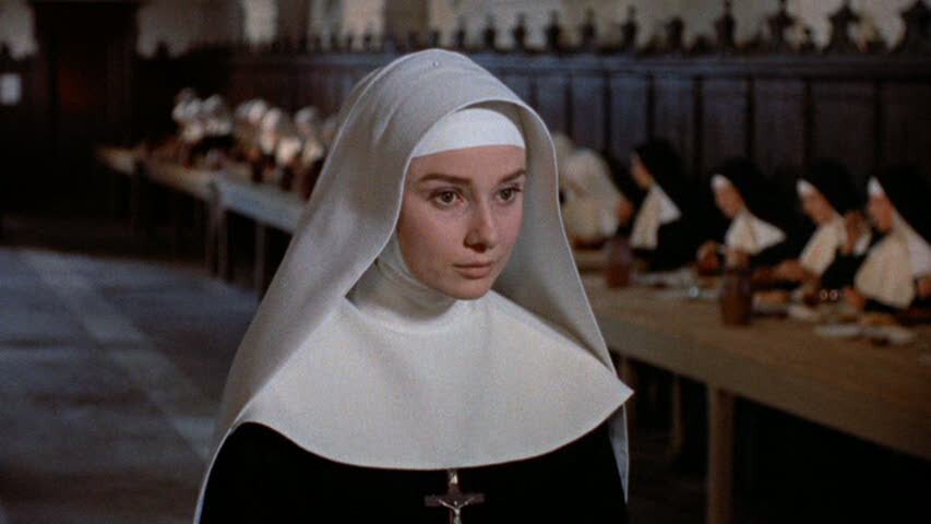 Одри Хепберн монахиня. Одри Хепберн в роли монахини. The nun’s story 1959. История монахини (1959) the nun's story.