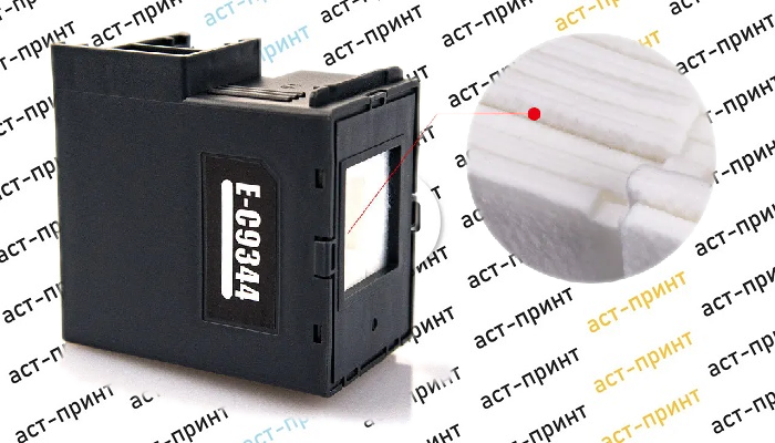 Бокс обслуживания (памперс, абсорбер) C9344 для EPSON XP 3100, XP 3105, XP 4100, XP 4105, WF 2830, WF 2860, WF 2850 с чипом совместимый 