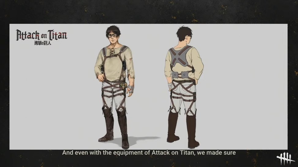 Иллюстрации со скинами из «Атаки титанов», которые показали во время трансляции.  📷
