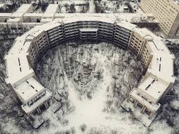 КЗБ зимой, Москва. 