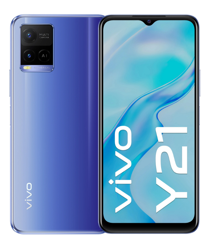 Смартфон vivo Y21 4/64 ГБ, Бриллиантовое сияние