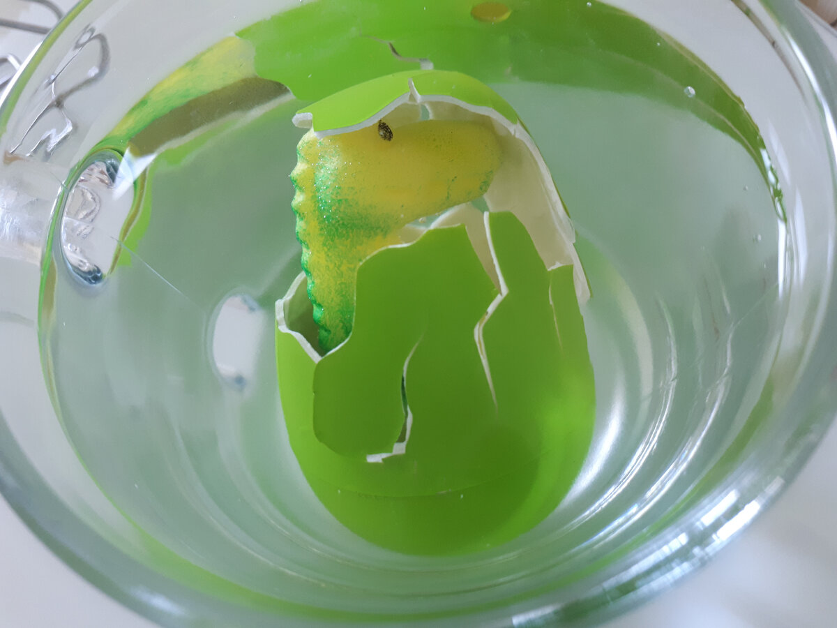 Шаг 2. Дождаться, когда скорлупа лопнет